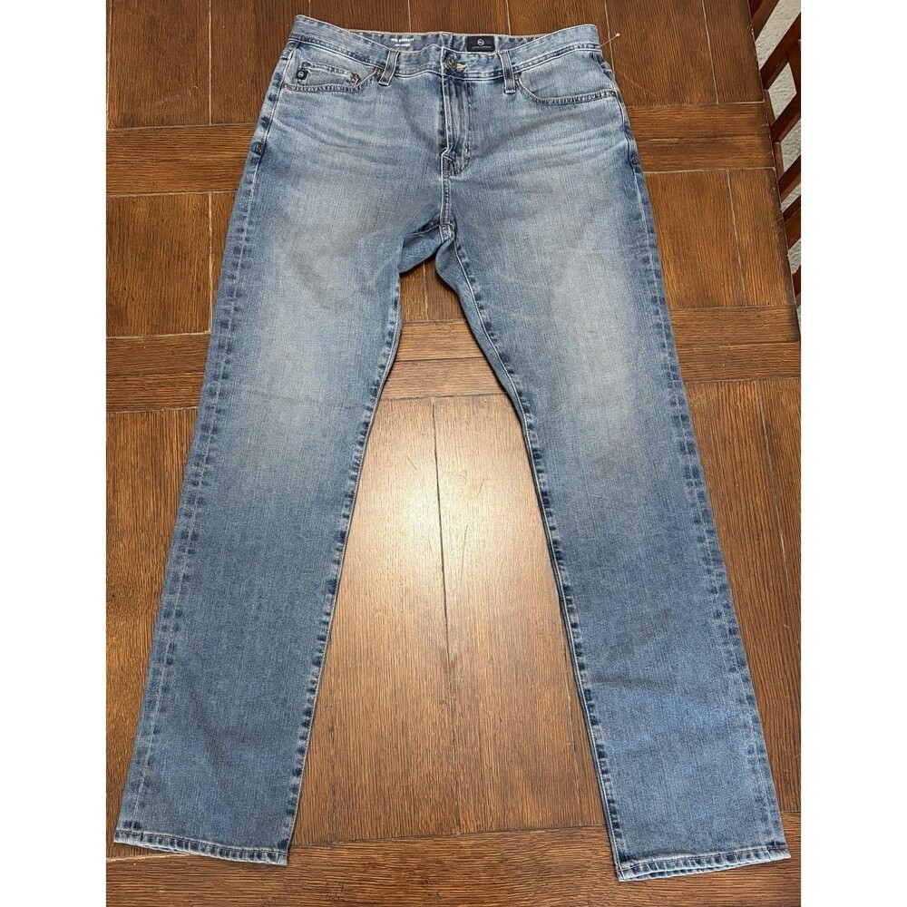 AG Adriano Goldschmied Light Wash Jeans Mens 32x33 Everett Slim Straight NWOT